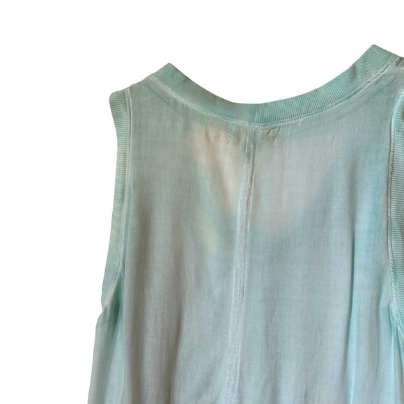 Anthropologie | Cloth & Stone Mint Green Sleeveless Linen Tank Top Size Medium - Picture 4 of 7